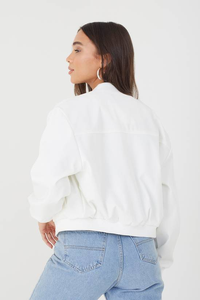 Chaqueta de Motociclista de Cuero, Chaqueta de Motociclista de Mujer de Cuero Sintético de Alta Calidad con Botones - Product Image 5