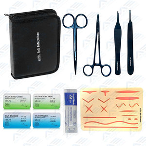 Almohadillas de entrenamiento reutilizables Kit de entrenamiento de sutura médica para aprender la base de los instrumentos quirúrgicos Instrumentos médicos quirúrgicos - Product Image 1