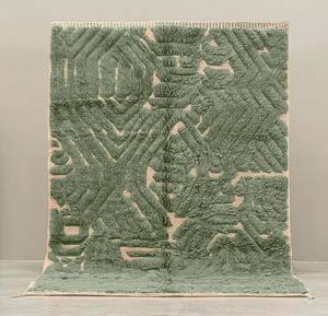 BENIOURAIN grand tapis Kilim Vintage tissé à la main tapis marocain solide motif laine matériel vente en vrac pour la décoration intérieure Logo personnalisé - Product Image 5