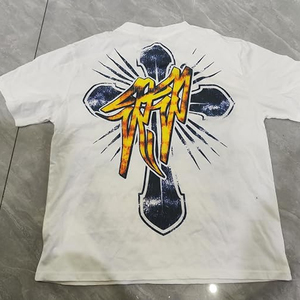 Camisetas Gráficas Oversize para Hombre, Estilo Rapper, Ropa Emo de los 2000s, Camisetas Holgadas Vintage de Hip Hop - Product Image 5
