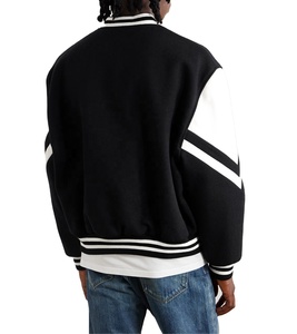 Usine directement veste universitaire personnalisée Baseball Letterman veste laine et cuir qualité supérieure hommes veste de basket-ball - Product Image 2