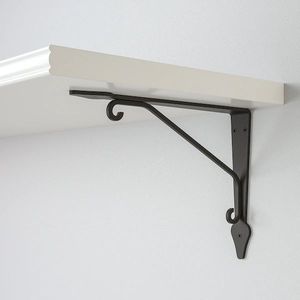 Durable Iron Metal Shelf Bracket for Wooden <b>Floating</b> <b>Shelves</b> Supporting Heavy Weight in Residential and Commercial Spaces - Product Image 1