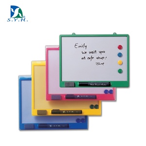 Pizarra de Borrado en Seco para Niños con Marco de Plástico Azul para Aprender y Dibujar - Product Image 3