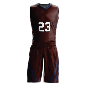 Conjunto de Camiseta y Pantalones Cortos de Baloncesto, Uniforme Reversible con Diseño de Nombre de Equipo Personalizado, Transpirable - Product Image 1