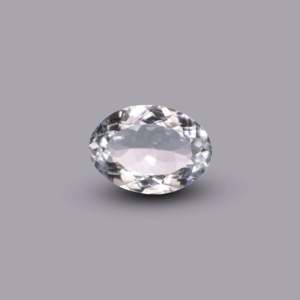 Natural Sky Blue Oval Cabochon Aquamarine-4.1 Carat Faceted Loose Gemstone for Fine Jewelry - Product Image 1