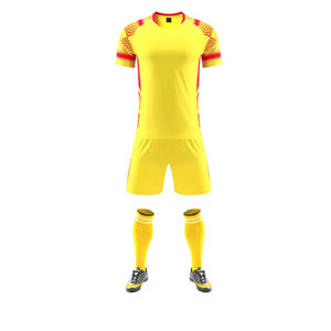 Uniforme de Fútbol Personalizado con Impresión a Medida, de Alta Calidad y Bajo Precio, con Logotipo, Malla Transpirable de Secado Rápido y Buen Material - Product Image 1