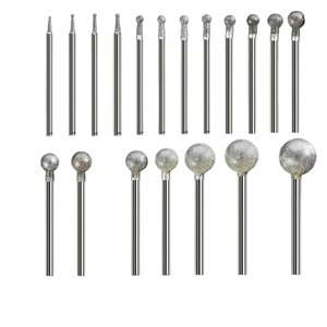 BAFA SURGICAL INSTRUMENTS Juego de 10 fresas de diamante esféricas de 2.35mm con mango ergonómico para herramienta rotatoria Dremel y grabado - Product Image 6