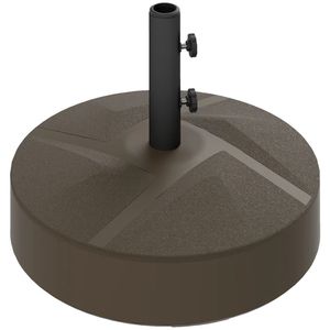 Base per Ombrellone da Patio Marrone, Solo Base e Supporto per Ombrellone da Terrazzo per Uso Esterno - Product Image 5