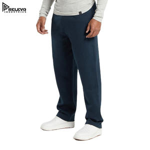 <b>Men</b> Heavyweight 100% Cotton Fleece Casual Joggers Sweatpants Elastic Waist Zip Pockets Breathable Eco Friendly <b>Sweat</b> <b>Pant</b> - Product Image 2