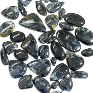 Pedras preciosas naturais para fazer joias de qualidade AAA, pêra oval, cabochão extravagante, pedras preciosas soltas em forma de par