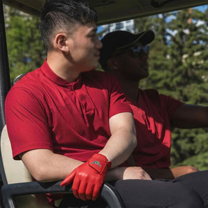 Men's Golf <b>Gloves</b> Premium Quality Leather Golf <b>Gloves</b> with Flexible Stretch Back Design Custom Sports Golf <b>Gloves</b> - Product Image 6
