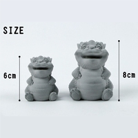Produits de ciment dragon de bon augure tricolores faits à la main Souvenirs et cadeaux décoratifs personnalisés