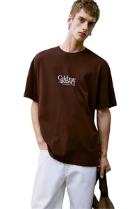 เสื้อยืดคอกลมแขนสามส่วนสำหรับผู้ชายทรงหลวมขนาดใหญ่พิเศษผ้าคอตตอนระบายอากาศได้ดีเข้ารูปขนาดพิเศษออกแบบได้ตามต้องการ - Product Image 2