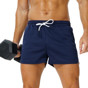 <b>Men's</b> Custom Summer Casual <b>Lounge</b> Fleece <b>Shorts</b> <b>For</b> <b>Men</b> with Striped Pattern Joggers Gym Wear with Pockets Athletic Fleece Pants - Product Image 1