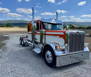 STRONG CLEAN 2024 2025 Peterbiltt 589 Sleeper Semi Truck - 72" Flat Top Sleeper- 6x4 Diesel Manual Used Truck <b>for</b> <b>Sale</b> - Product Image 2