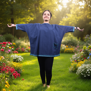 Robe bleue 100% coton - Product Image 3