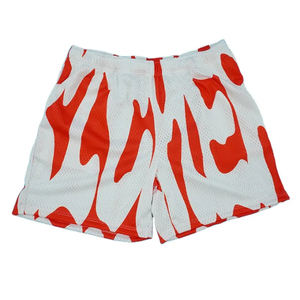 Shorts en maille 100 % sublimée pour homme, style streetwear, taille élastique confortable, impression par sublimation personnalisée, écologiques - Product Image 1