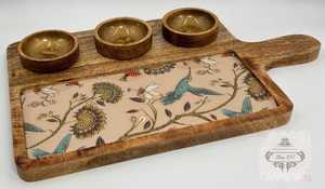 Rectangular Wooden Serving <b>Platter</b> for Food Presentation and Catering - Product Image 3