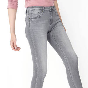 Jeans de Mezclilla Ajustados para Mujer, Estilo Urbano, 100% Algodón, Antiarrugas, Secado Rápido, Duraderos, Venta al Por Mayor, Gran Éxito de Ventas - Product Image 5