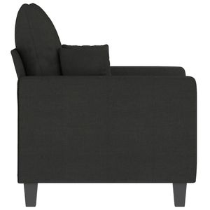 Sillón Individual de Poliéster Negro con Detalles Metálicos en Textilene para Sala de Estar - Product Image 4