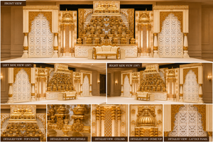 Impresionante y Elegante Gopuram Mandap para Bodas, de Fibra de Vidrio de Primera Calidad, Estilo Surindio, Personalizable en Tamaño y Color, DST EXPORTS Event - Product Image 6
