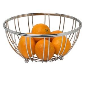 Modern Luxury <b>Gold</b> Metal Wire Fruit <b>Basket</b> Classic Style Iron <b>Storage</b> Bowl for Kitchen Countertop and Dining Table Decor - Product Image 4