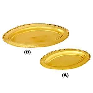 Plato para Pan Apilable de Latón Sólido |   Bandeja para pan de comunión – DOUBLE VEE EXPORTS - Product Image 2