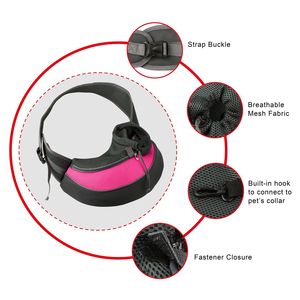 Trasportino Regolabile a Tracolla per Cani e Gatti, Borsa a Mano Libera con Cinghia Imbottita e Tracolla Traspirante per Animali Domestici di Piccola Taglia - Product Image 5