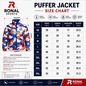 High Quality Custom OEM Printed Crocheted <b>Waterproof</b> Breathable Plus Size Slim Fit Hooded Puffer <b>Jacket</b> Men Custom Logo Casual - Product Image 6