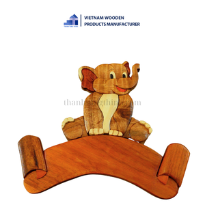 Panneau décoratif esthétique en bois pour chien, artisanat mural en bois fait main, fabriqué au Vietnam - Product Image 2