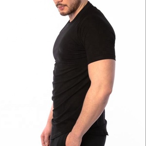 Nouvel Arrivage en Gros – T-shirt Homme 100% Coton Coupe Ample Anti-Plis Respirant Col Rond Manches Courtes Logo Personnalisable pour la Gym - Product Image 5