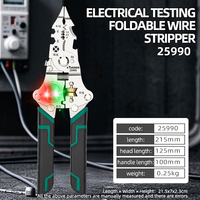 Pince Électricien Pliante Multifonction pour Mesure, Coupe et Sertissage de Fils avec Support OEM Personnalisé