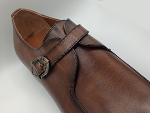 Zapatos Monk Strap para Hombre de Alta Calidad OEM, Zapatos Casuales de Oficina de Cuero Genuino, Mocasines Formales Personalizados para Hombre, Logotipo Personalizado al por Mayor - Product Image 5