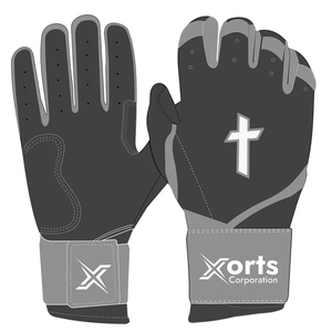 High Quality Custom Bruce Bolt Left/Right Woven Long Cuff Style Batting Gloves Spandex/Polyester Baseball Training XXL - Product Image 5