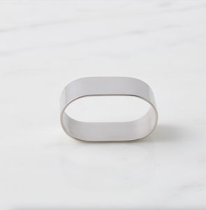 Stainless Steel Square <b>Napkin</b> Rings Modern Metal Tableware Holder For <b>Wedding</b> And Dinnerware Use - Product Image 1