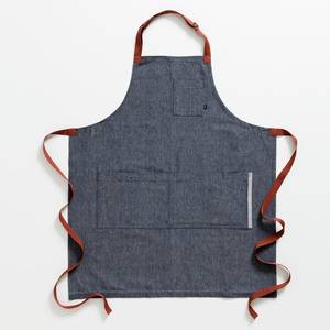 Tablier de barista de luxe en toile, porte-outils multipoches, harnais en cuir réglable, gilet de barman, uniforme pour barbier, café, serveur - Product Image 1