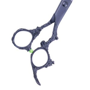 Nouveauté : Ciseaux à effiler les cheveux en acier inoxydable pour droitiers, pointe acérée, lame droite, pour barbiers et salons. - Product Image 5