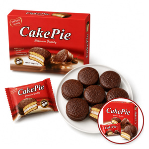 International Standard Hot Sale Tasty Vietnam Manufacturer Supply <b>Chocolate</b> Pie Packed 6 packs in Box - Product Image 1