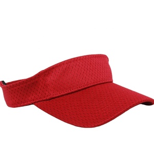Casquette de golf noire courte en gros et visière de soleil unisexe vierge à prix réduit - Product Image 2