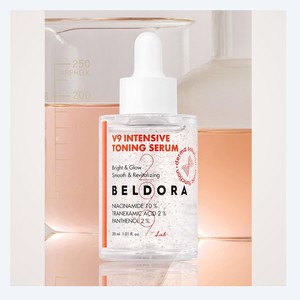Sueros para el cuidado de la piel coreanos K-Beauty Beldora V Nine Intensive Toning Serum Hecho en Corea 30 ml Unisex - Product Image 2