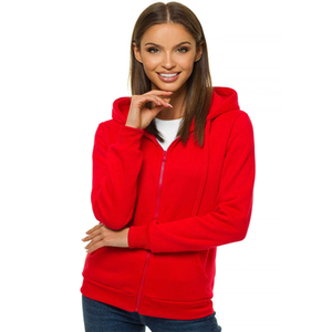 Sudadera con capucha completa con cremallera para mujer, forro polar personalizado, chaqueta con cremallera lisa, ropa casual de calle, sudadera suave y cálida para mujer - Product Image 1