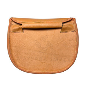 Bolsa de Caza al por Mayor de Cuero Marrón 100% Cuero Original, Funda Acolchada, Estuche Corto, Forrada con Sherpa - Product Image 5
