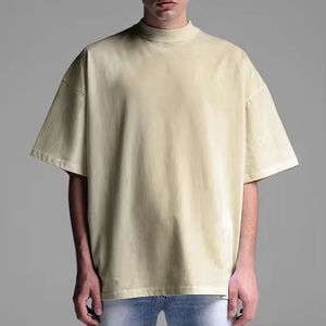 Camisetas de Hombre al por Mayor de Alta Calidad, 100% Algodón, 210 Gramos, con Logotipo Personalizado, Tallas Grandes - Product Image 1