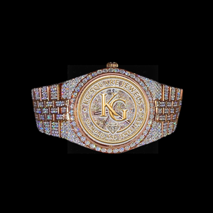 Montre mécanique de luxe ETA en or rose sertie de diamants, bracelet en acier inoxydable avec cristaux, bijoux de mode, cadeau - Product Image 2