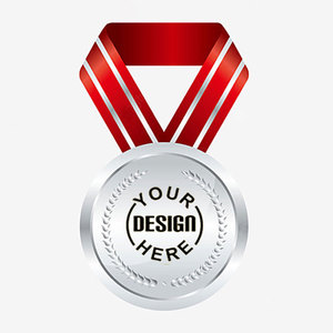 Medalla de Ganador Personalizada 2026, Nueva, Duradera, con Cinta Roja, Construcción de Acero de Alta Resistencia, Impermeable, Grabada para Eventos Personalizados - Product Image 1
