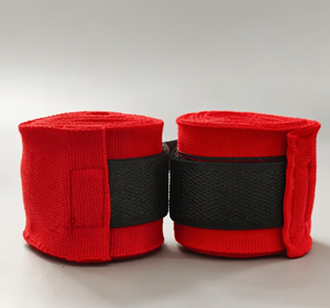 Correas de soporte de muñeca ajustables amarillas con cierre de gancho y bucle antideslizantes para levantamiento de pesas, entrenamiento de fuerza, unisex - Product Image 2