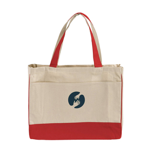 Custom Logo And SimpleDesigned Cotton Tote Shopping Bag Handbag Shoulder High Quality Silk-screen Printed Eco-friendly - Product Image 1
