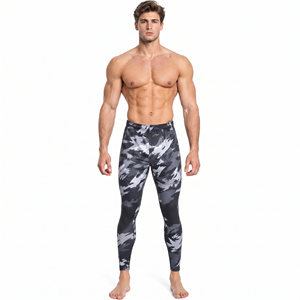 Leggings de Compresión 2 en 1 para Hombre al por Mayor, Pantalones Cortos Deportivos con Cordón en la Cintura, Ropa de Yoga, Leggings de Poliéster para Hombre, Leggings 2 en 1 - Product Image 4