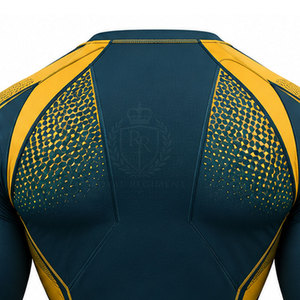 Compression <b>Shirts</b> Lightweight Sportswear <b>Stretch</b> Fit Training Top for <b>Men</b> Running Cycling Gym Exercise and Daily Workouts - Product Image 6
