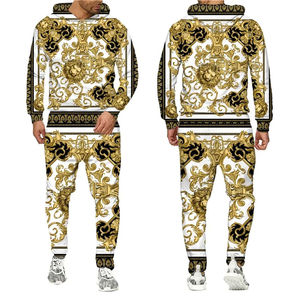 Wholesale 2026 Manufacture High Quality Custom Size Sublimation Tracksuits Oversized <b>Pullover</b> <b>Men</b> Tracksuit Hot Selling - Product Image 6